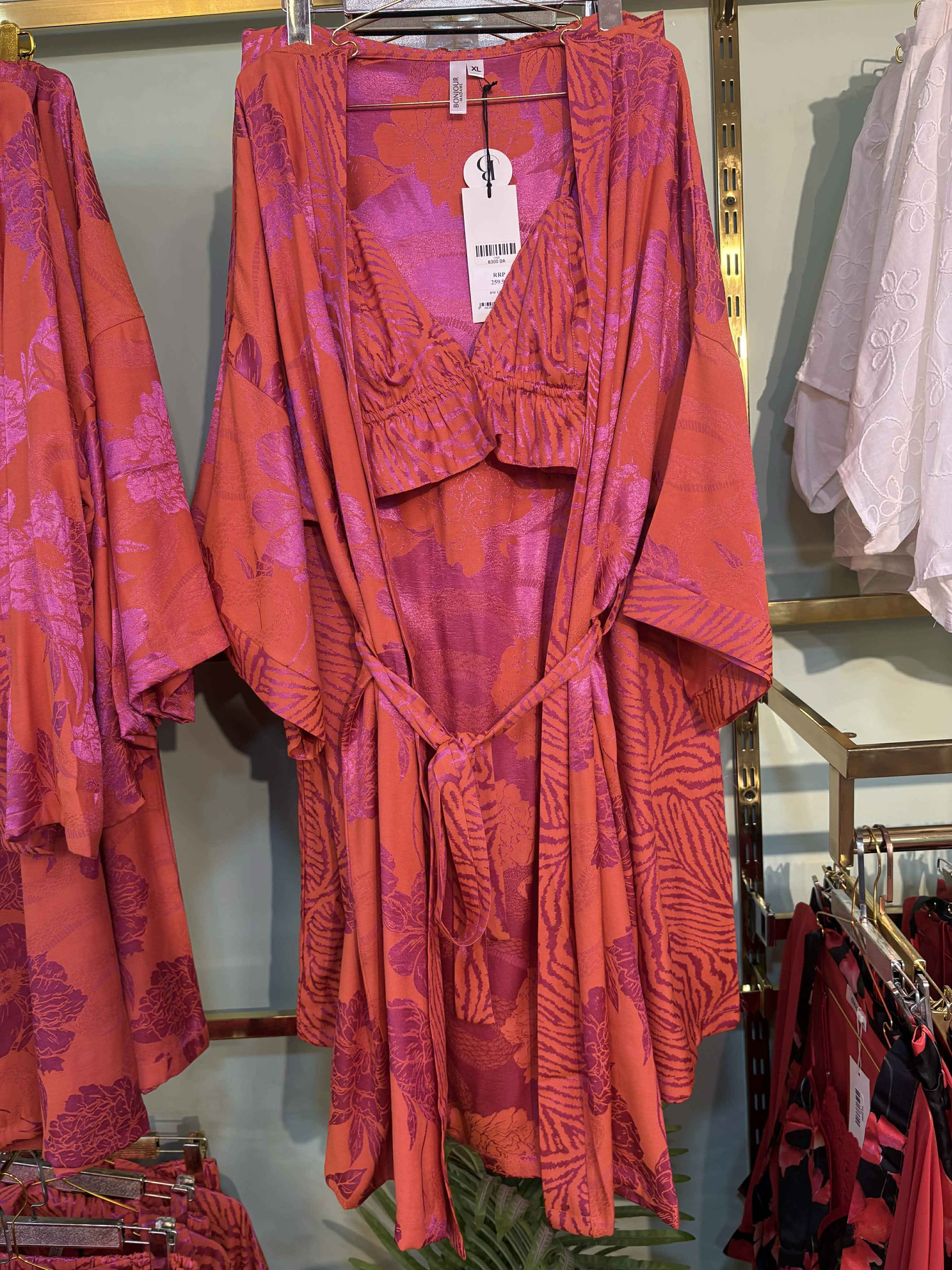 3ocs bonjour orange/rose