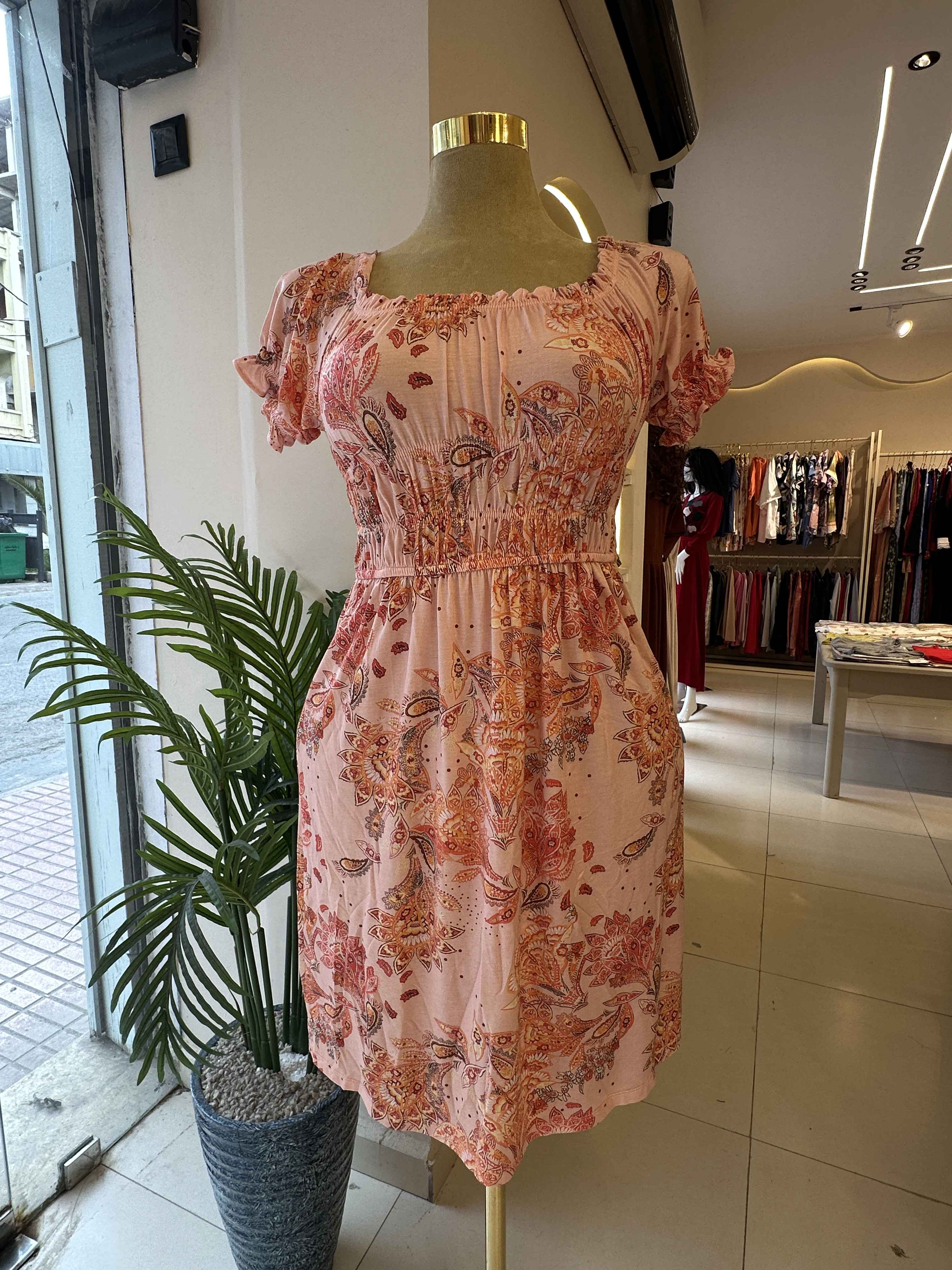 Robe Marah courte demi manche