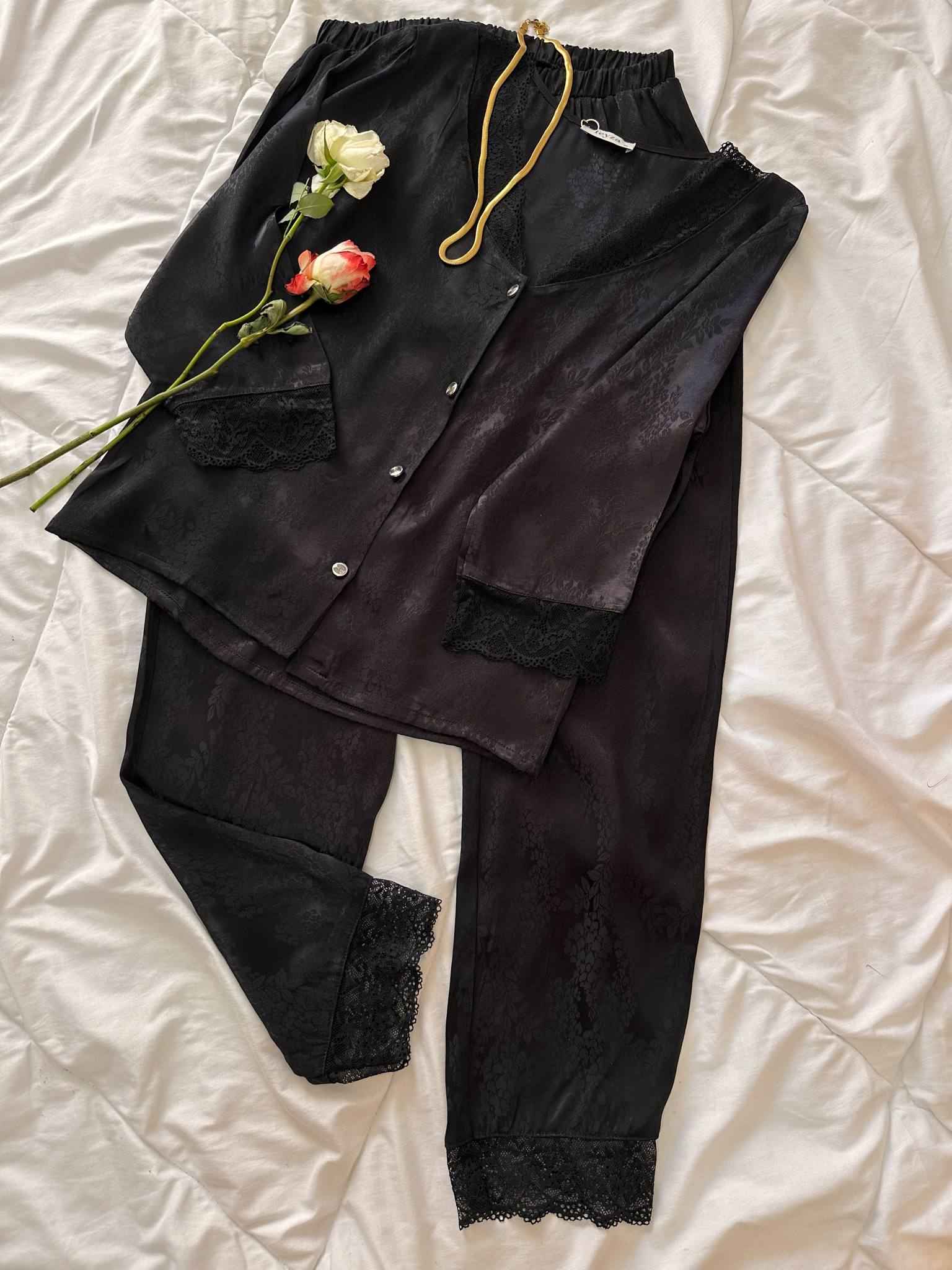 pyjama feyza beige/noir