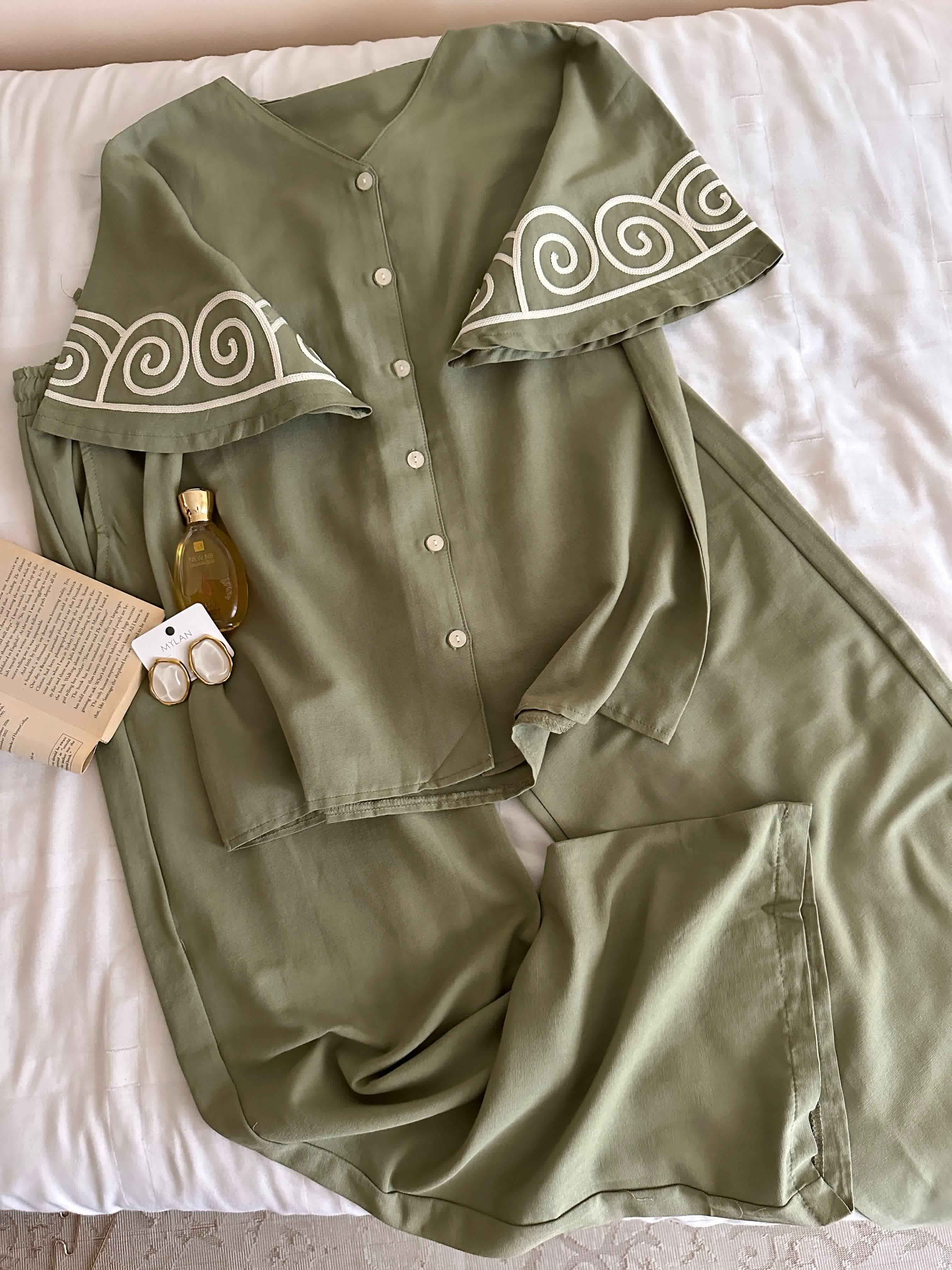 Homewear vert lin