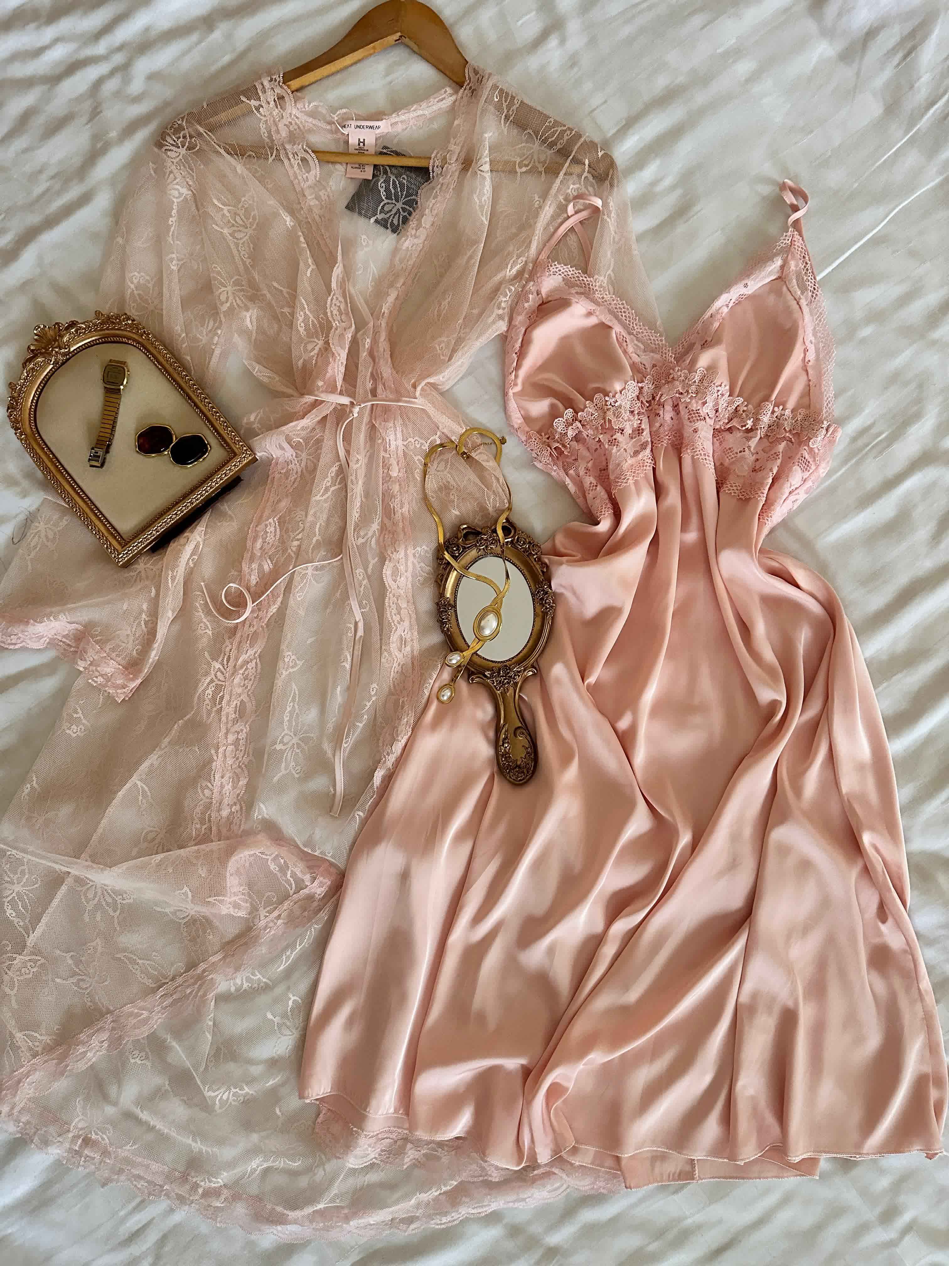 Deshabillé H kimono dentelle