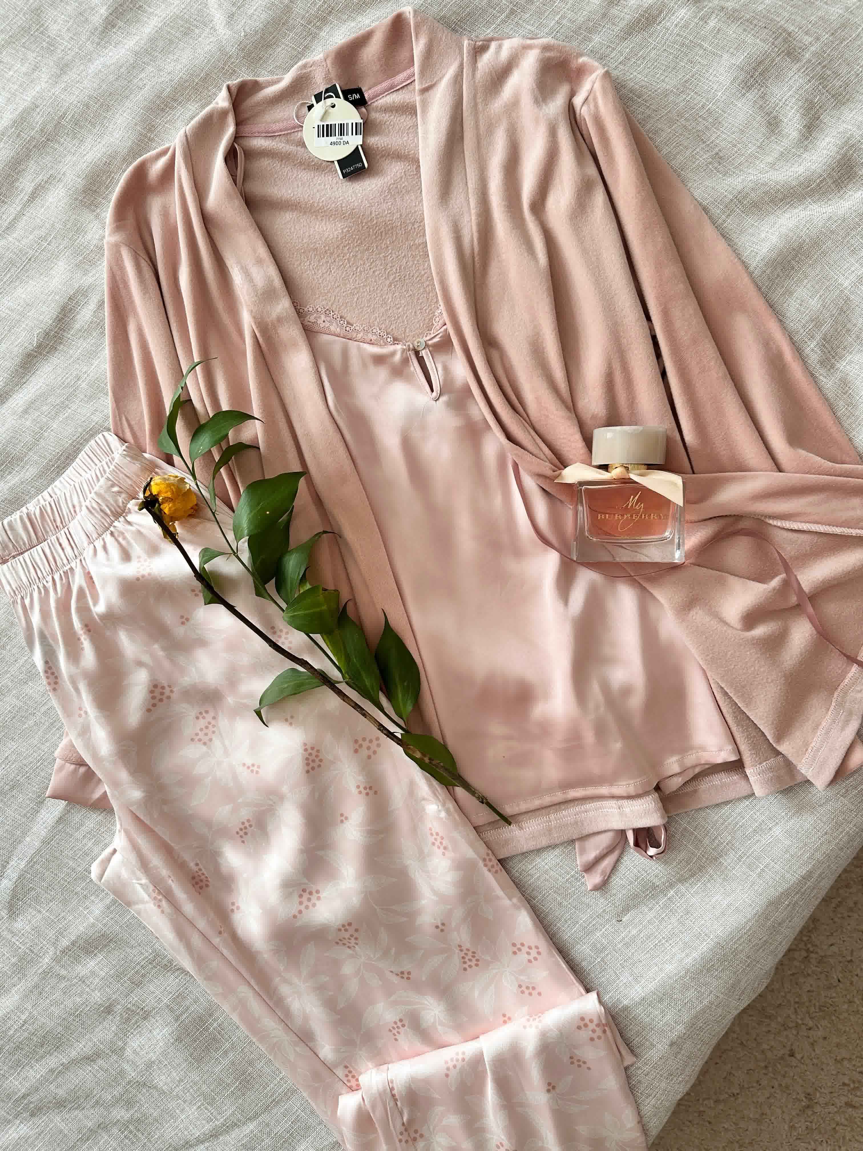 Ensemble 3pcs tress satin/velour