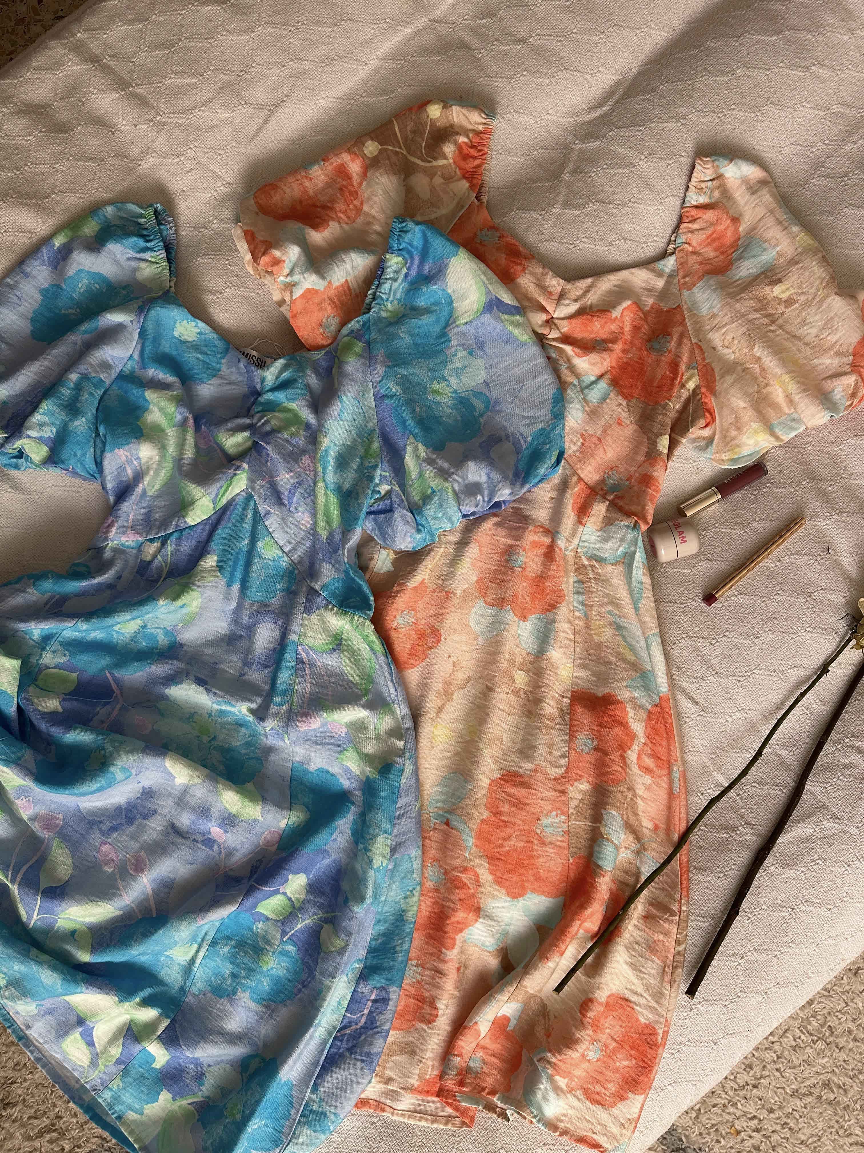 Robe manches gonflées