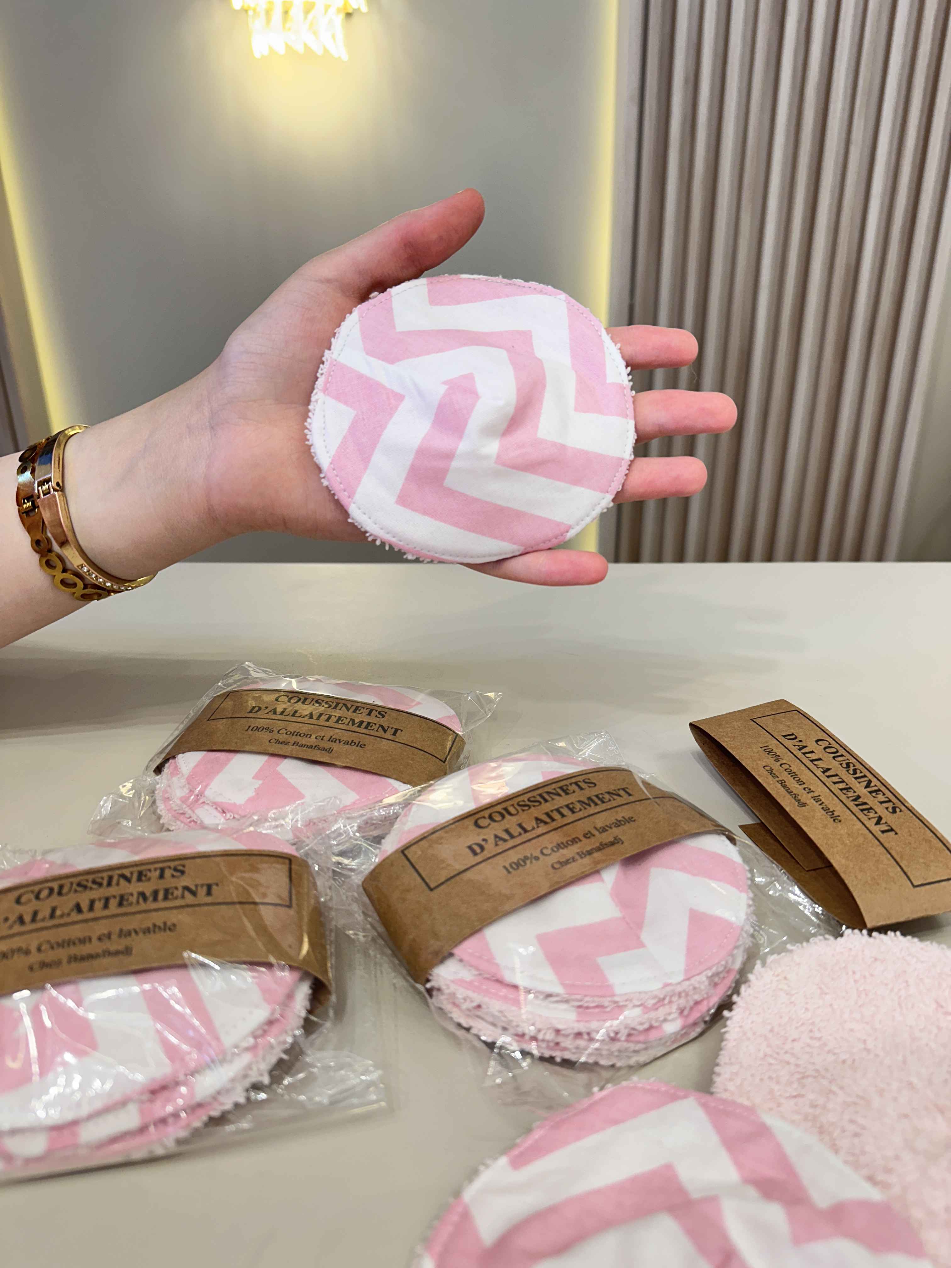 coussinet d allaitement cotton 4pcs