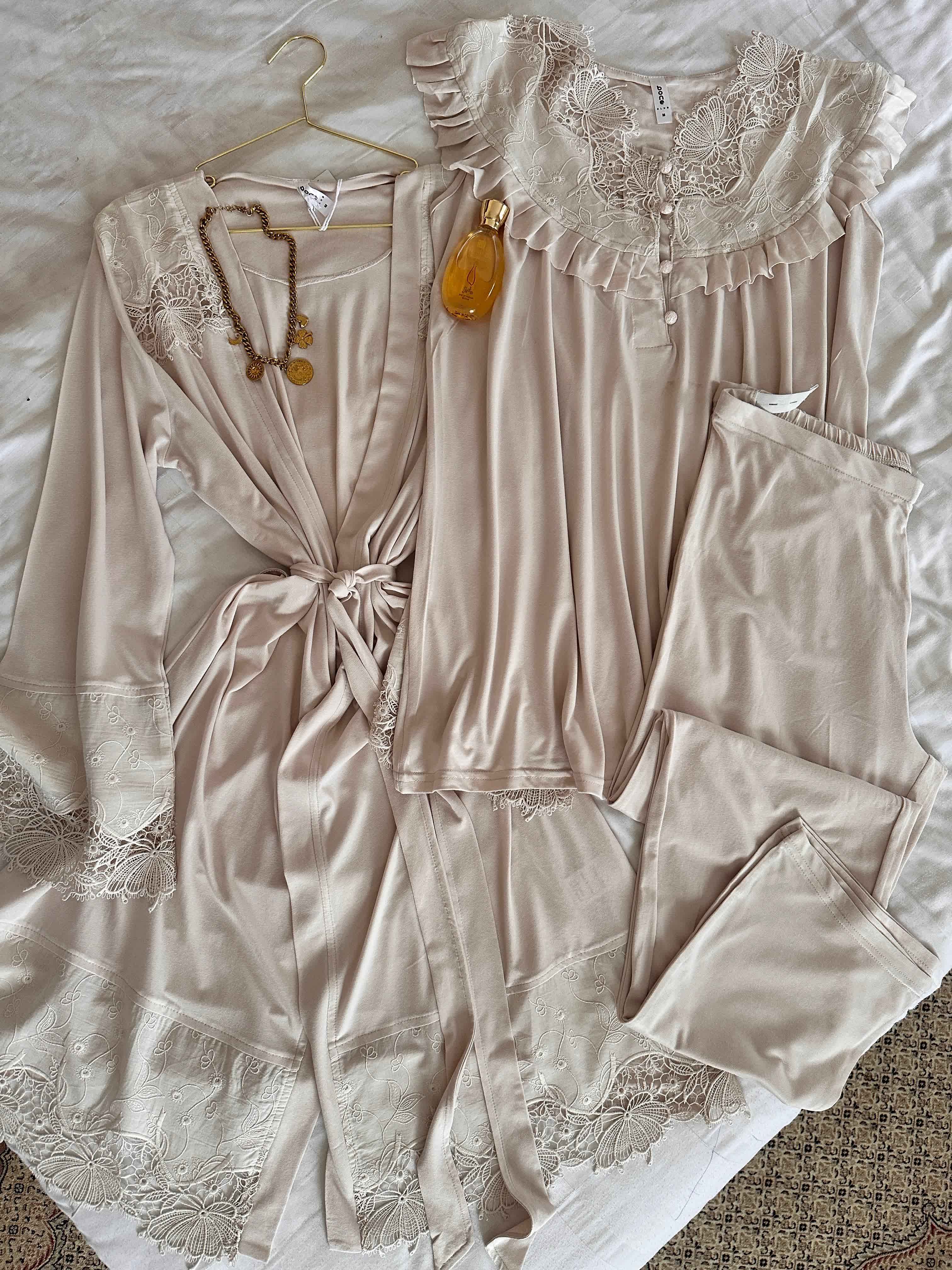 Ensemble 3pcs guippure