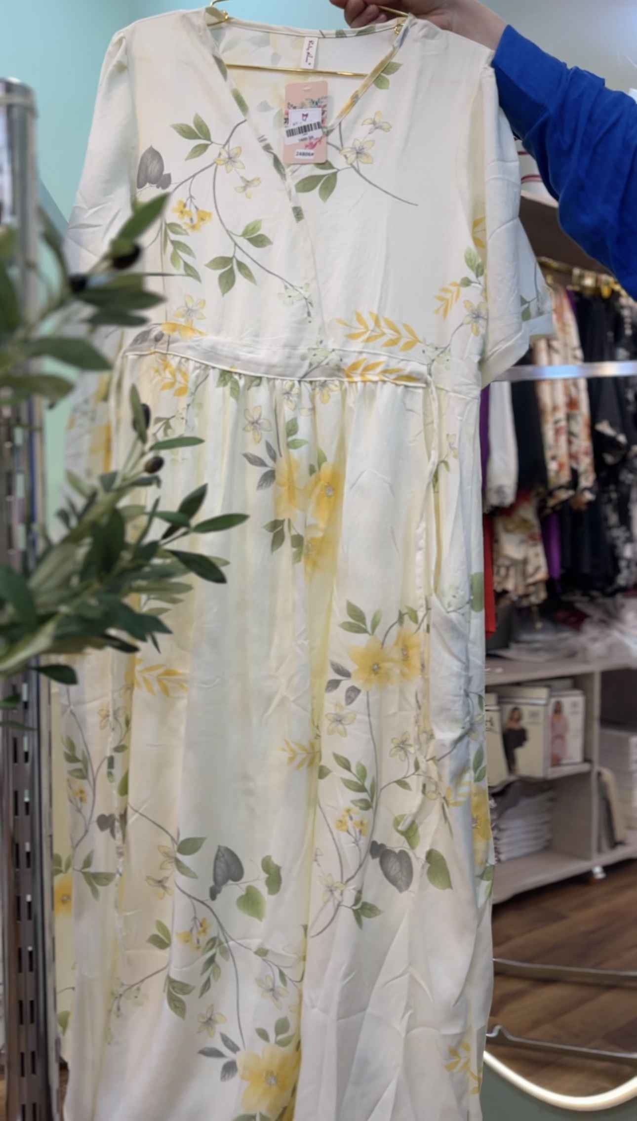 robe crepe de coton cache coeur