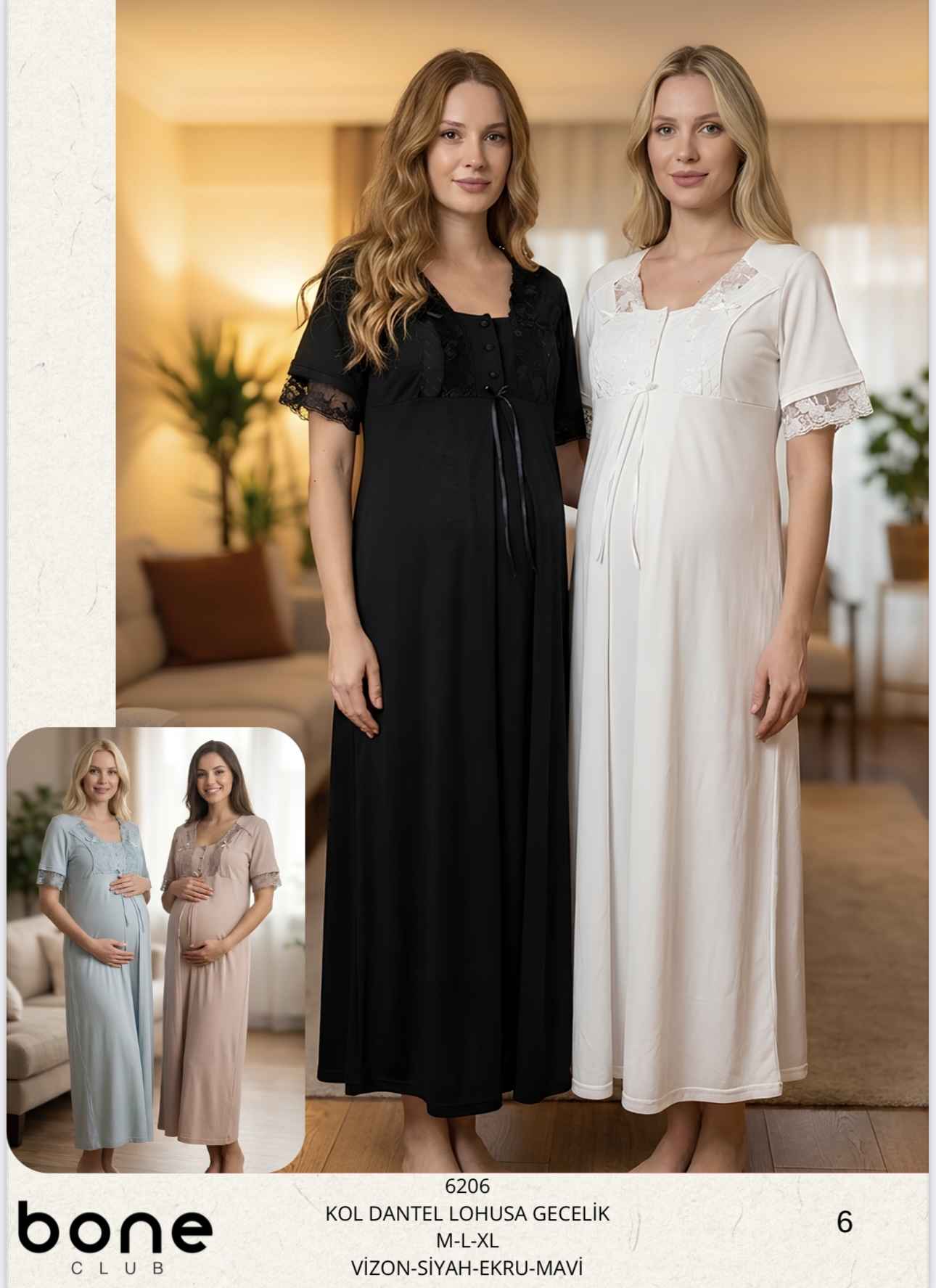 Robe Bone longue