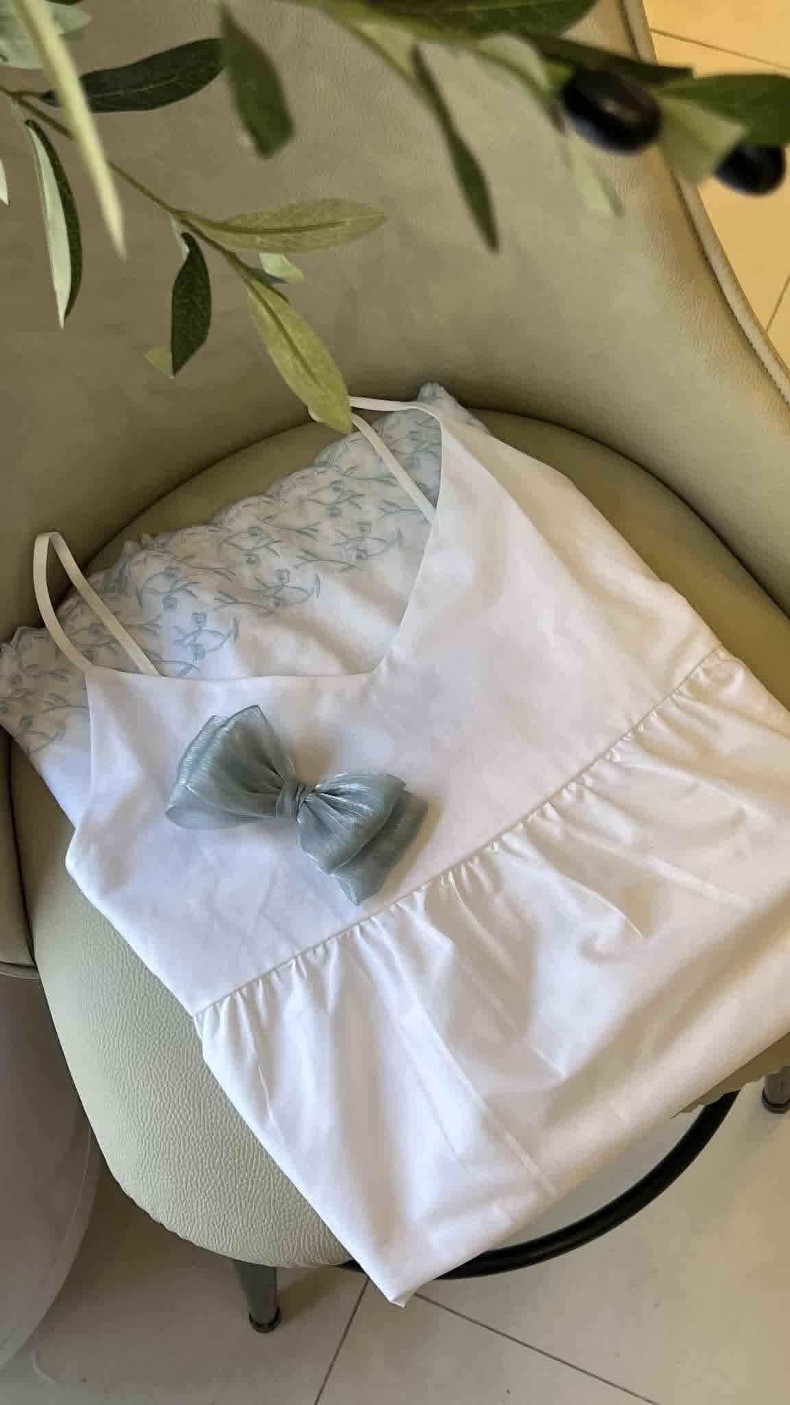 Robe tress uni coton
