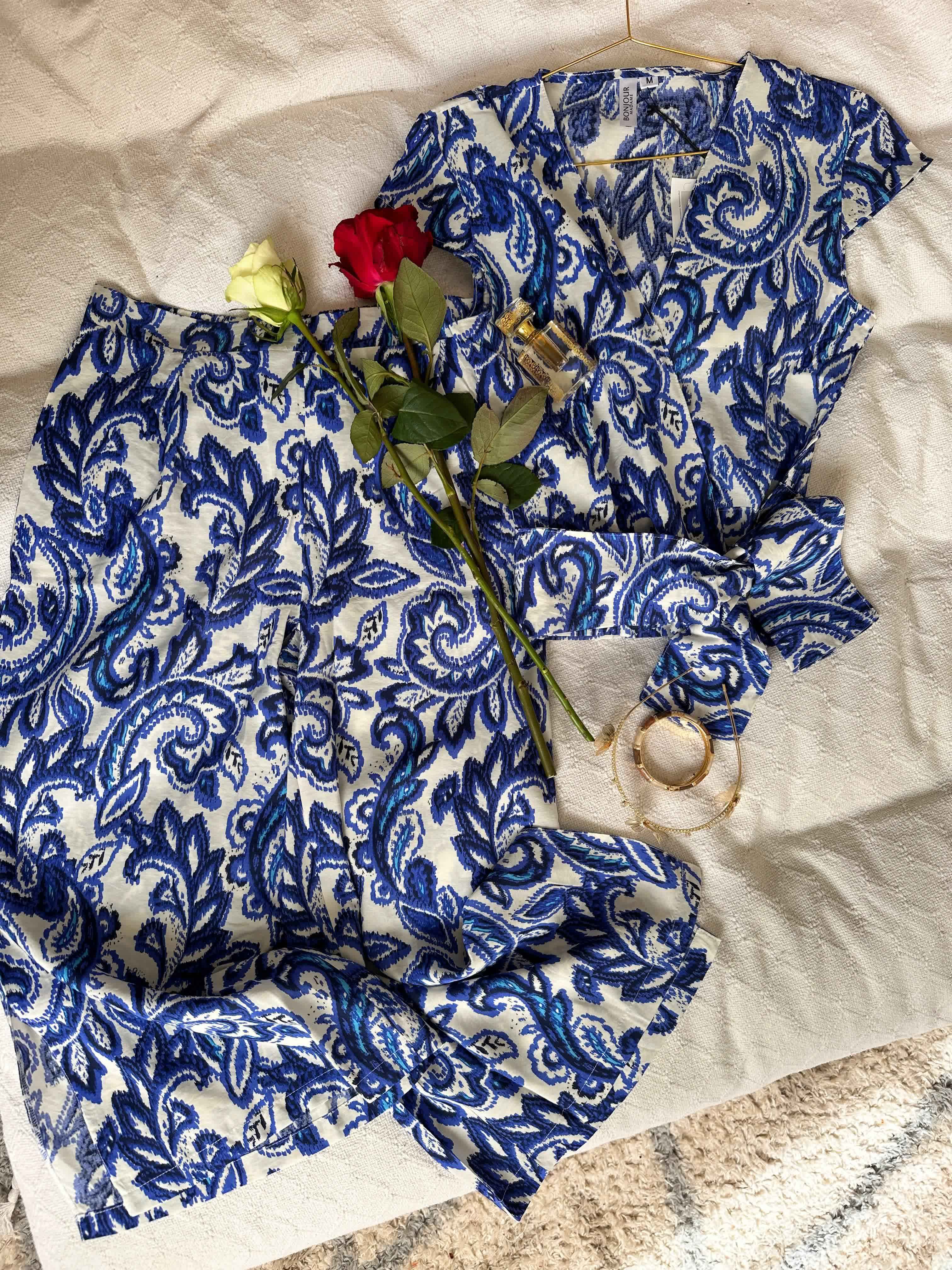 Homewear bonjour bleu