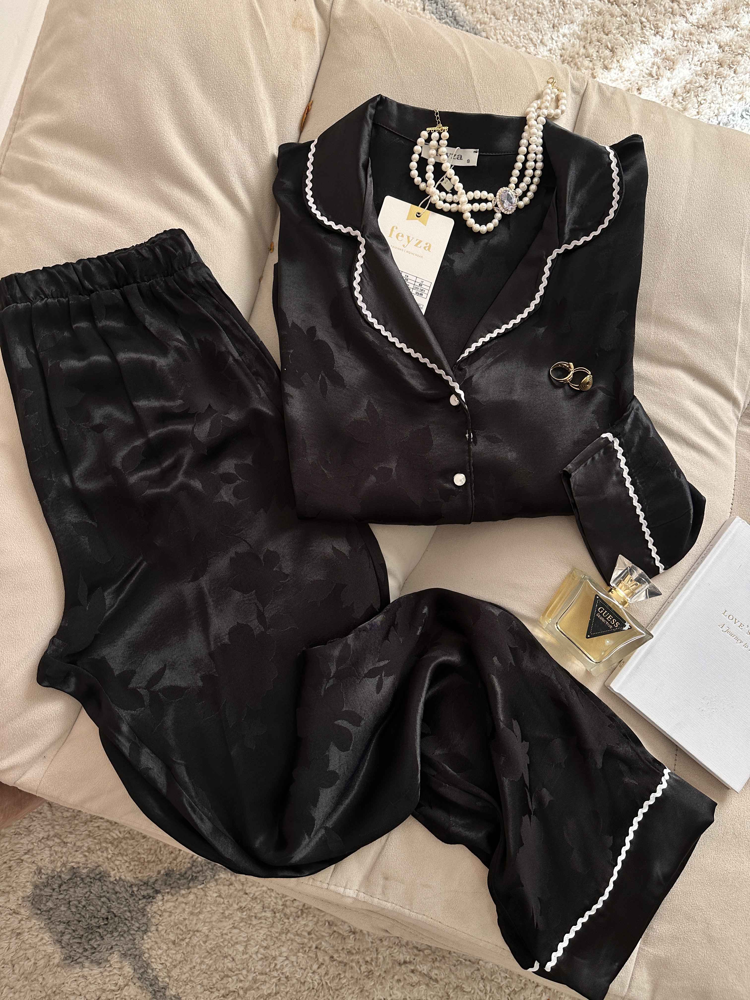 pyjama feyza noir uni