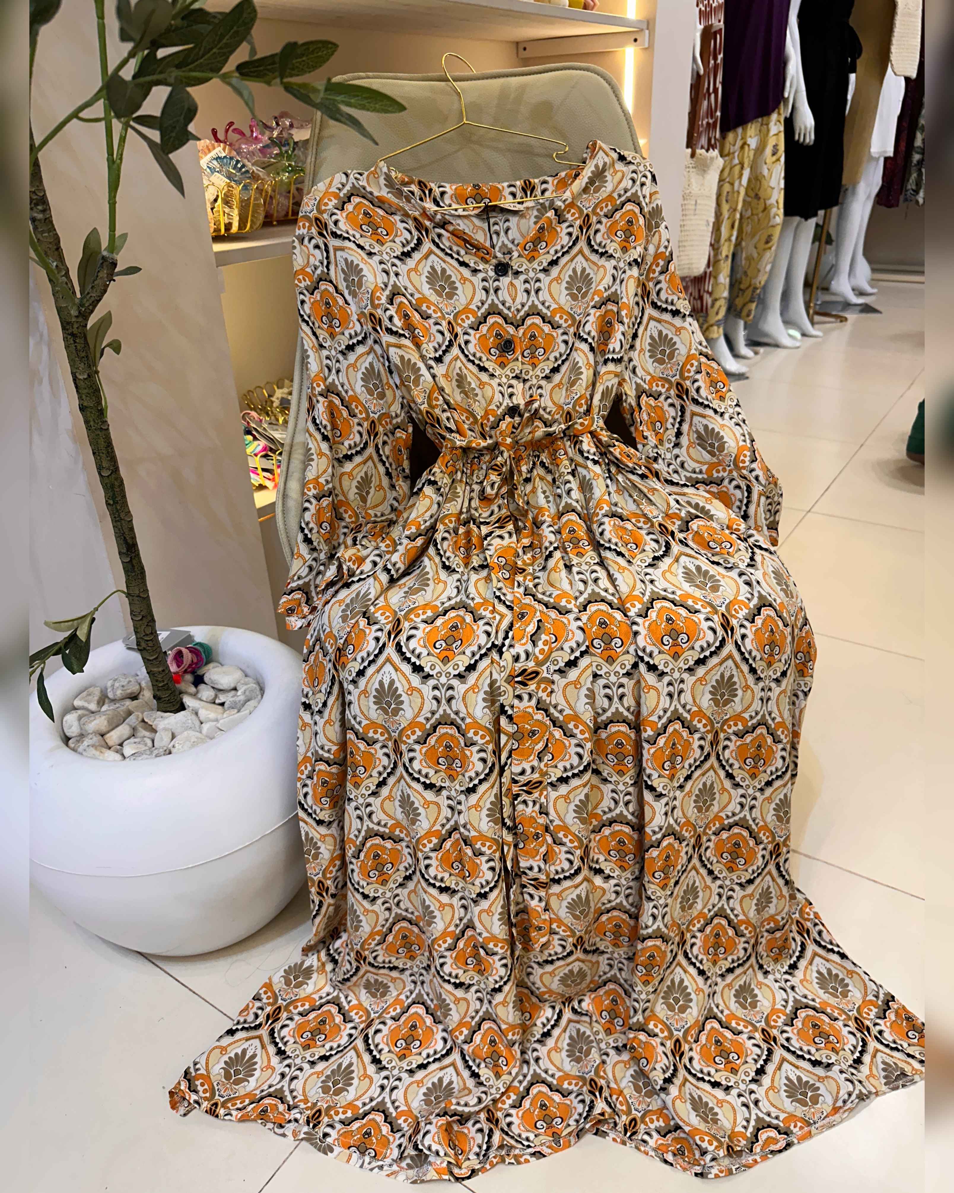 robe donwear orange