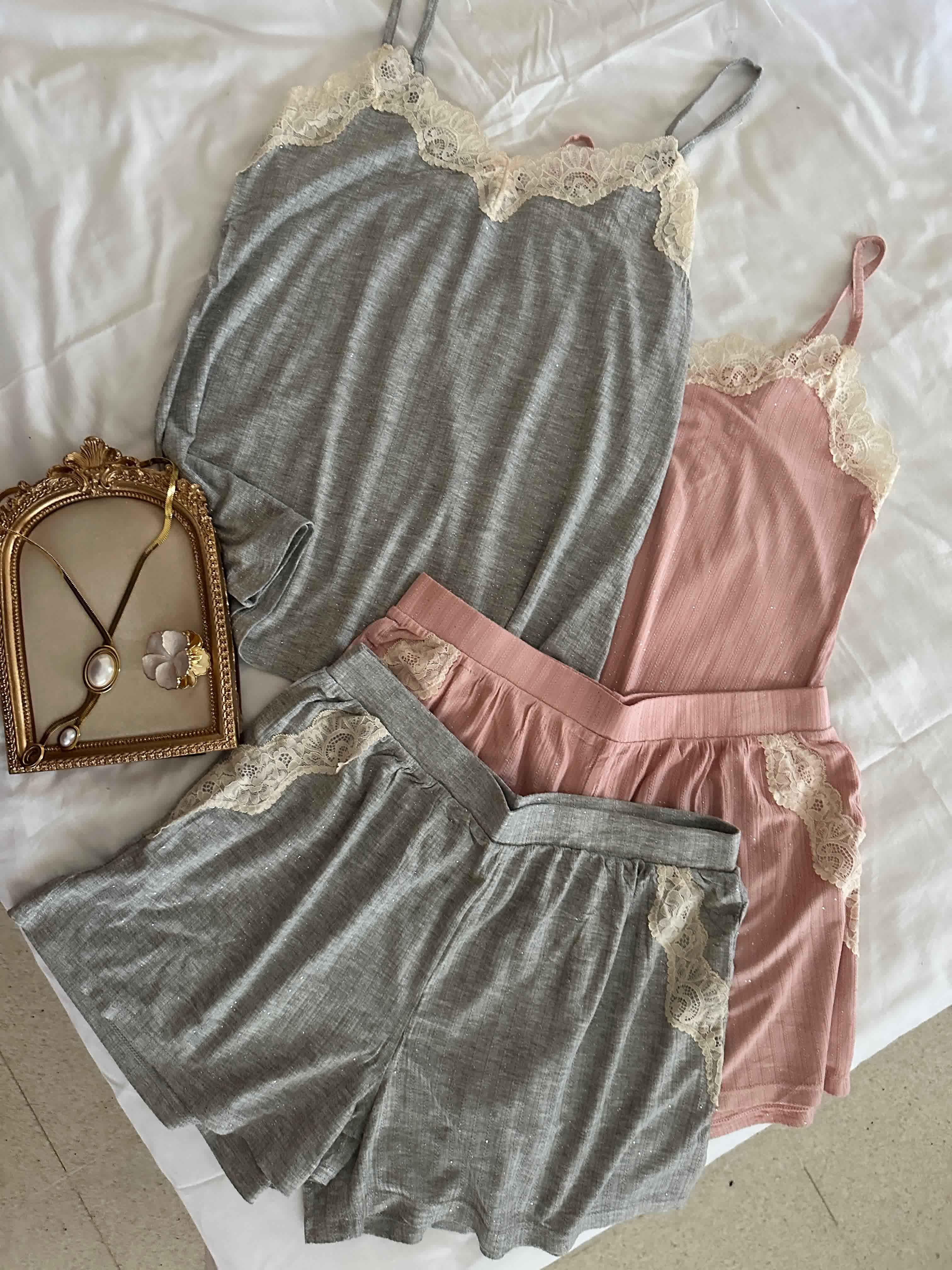 Bustier short H pailleté