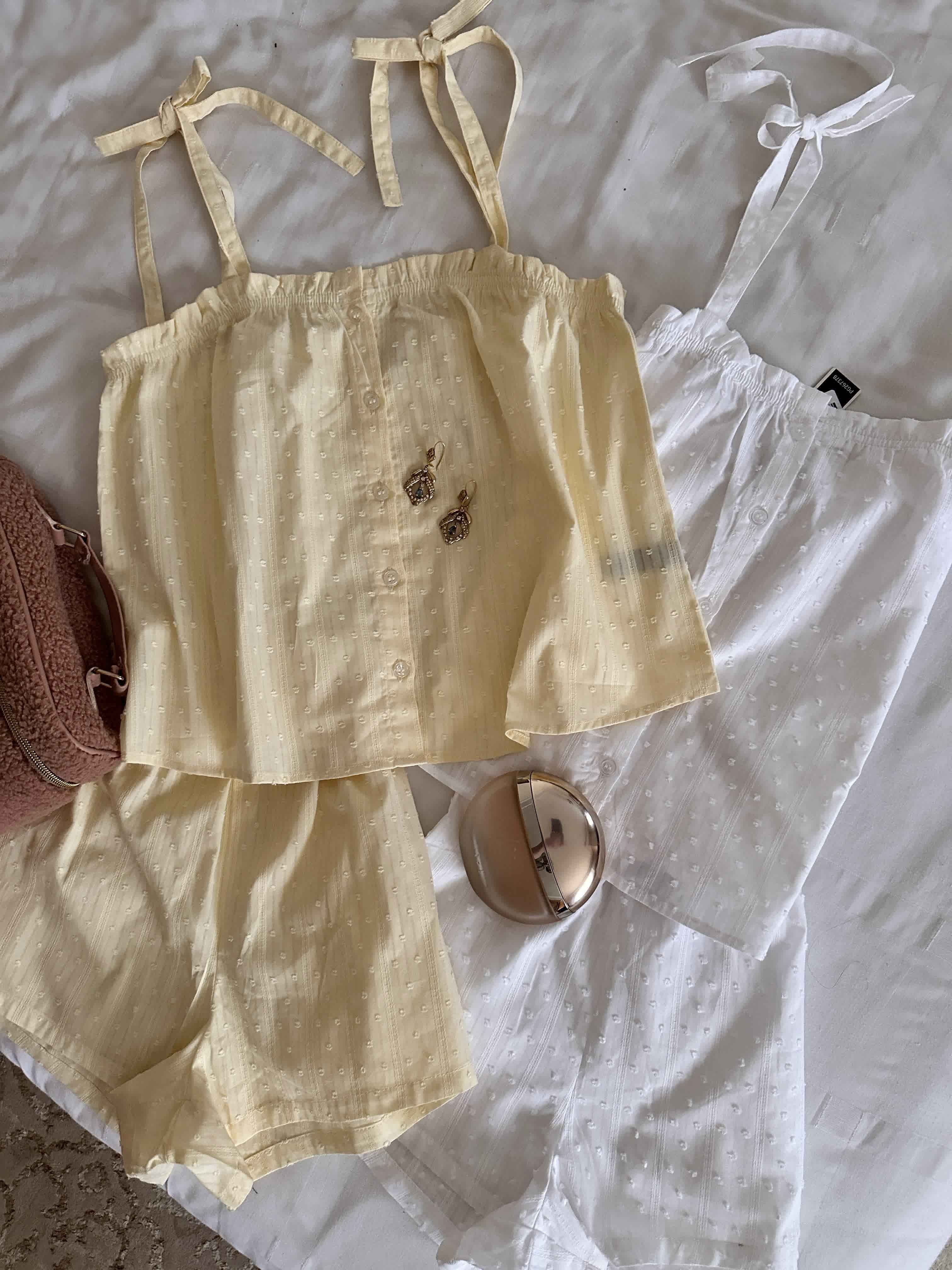Pyjama short Tess vintage coton