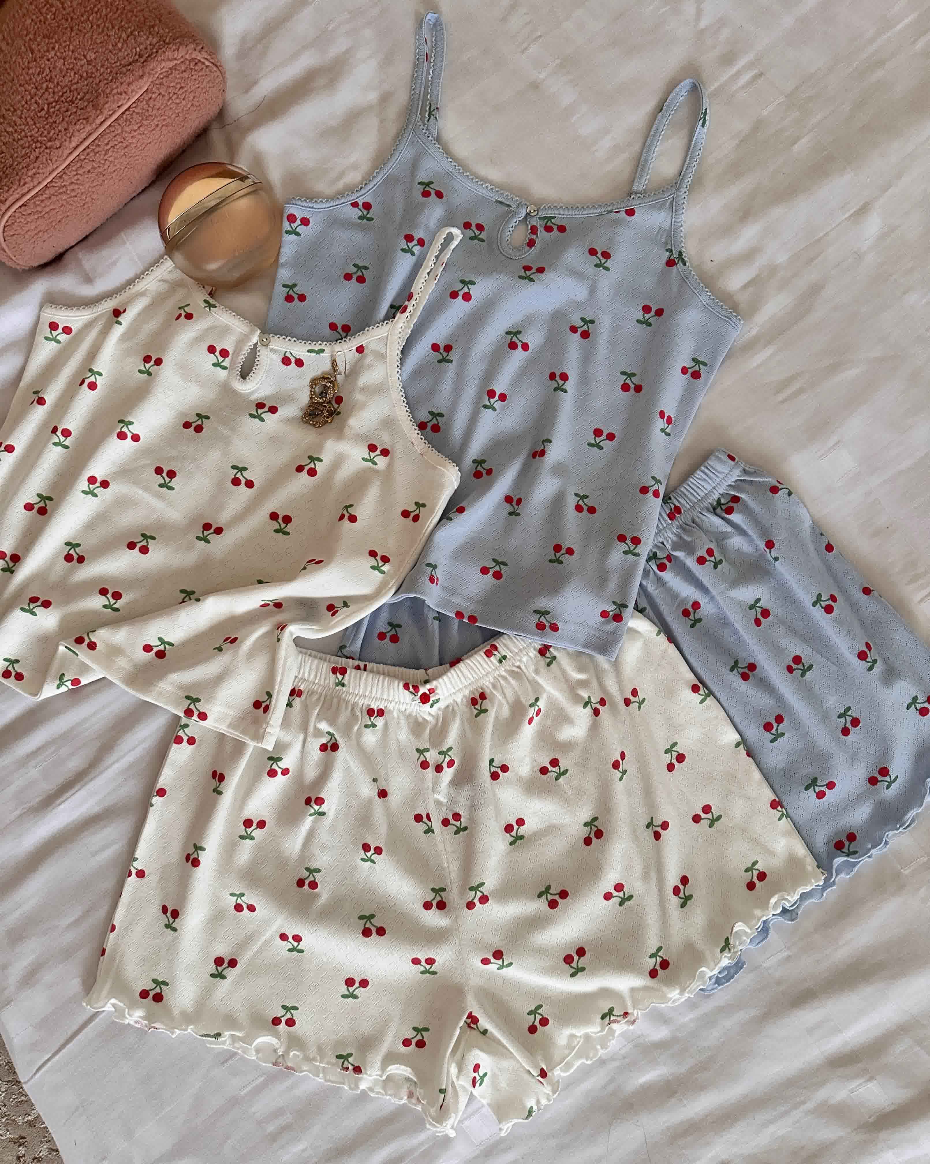 Bustier short tress cerise