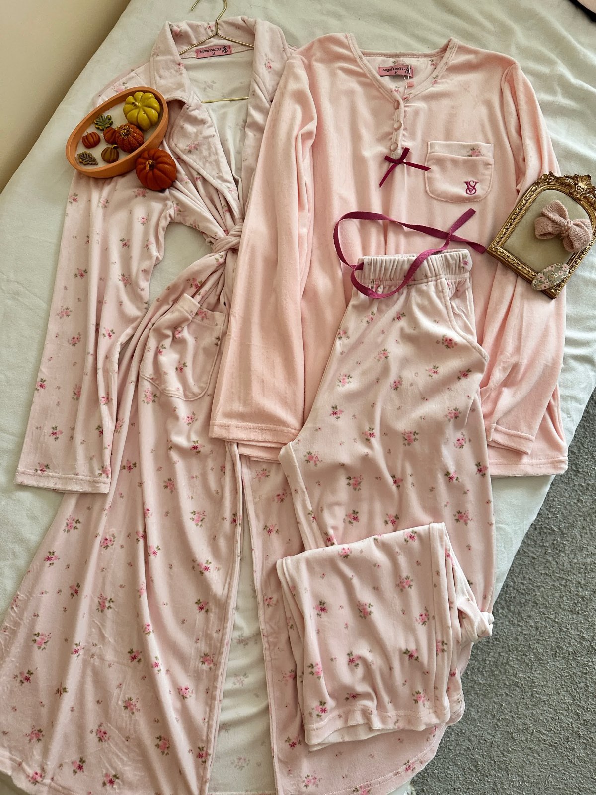 3pcs velour Angels
