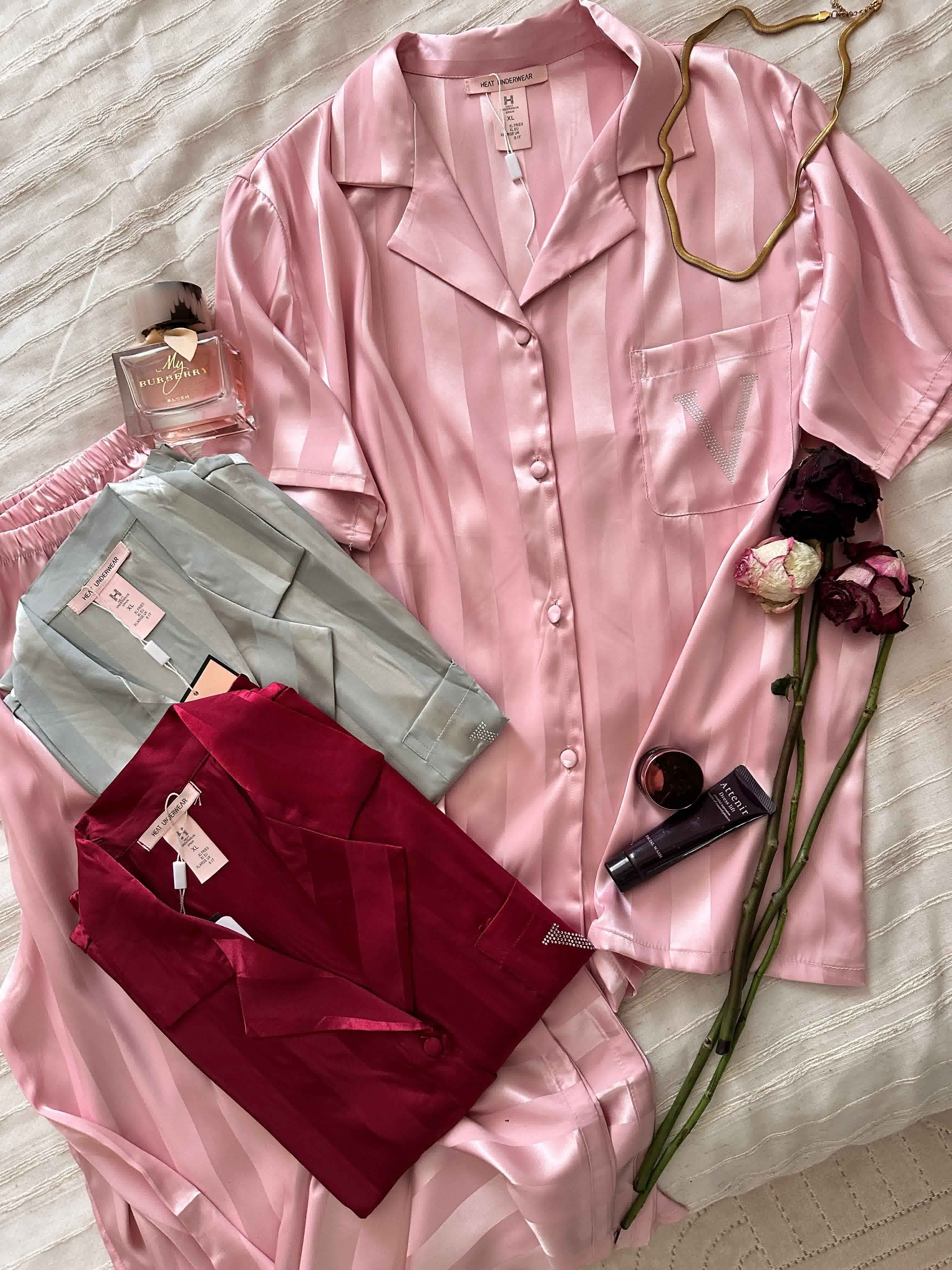 Pyjama H rayonné uni