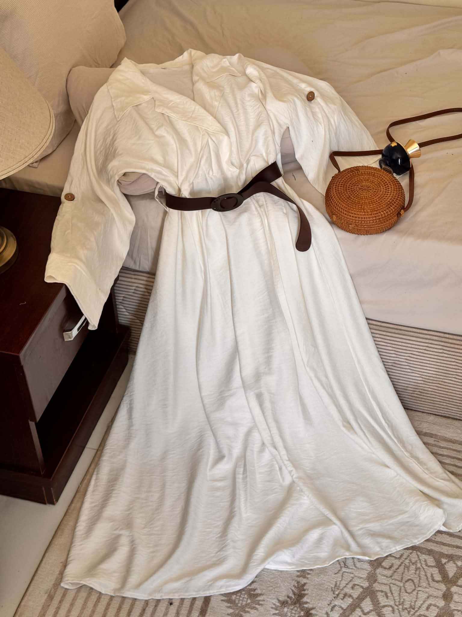 Robe lin uni
