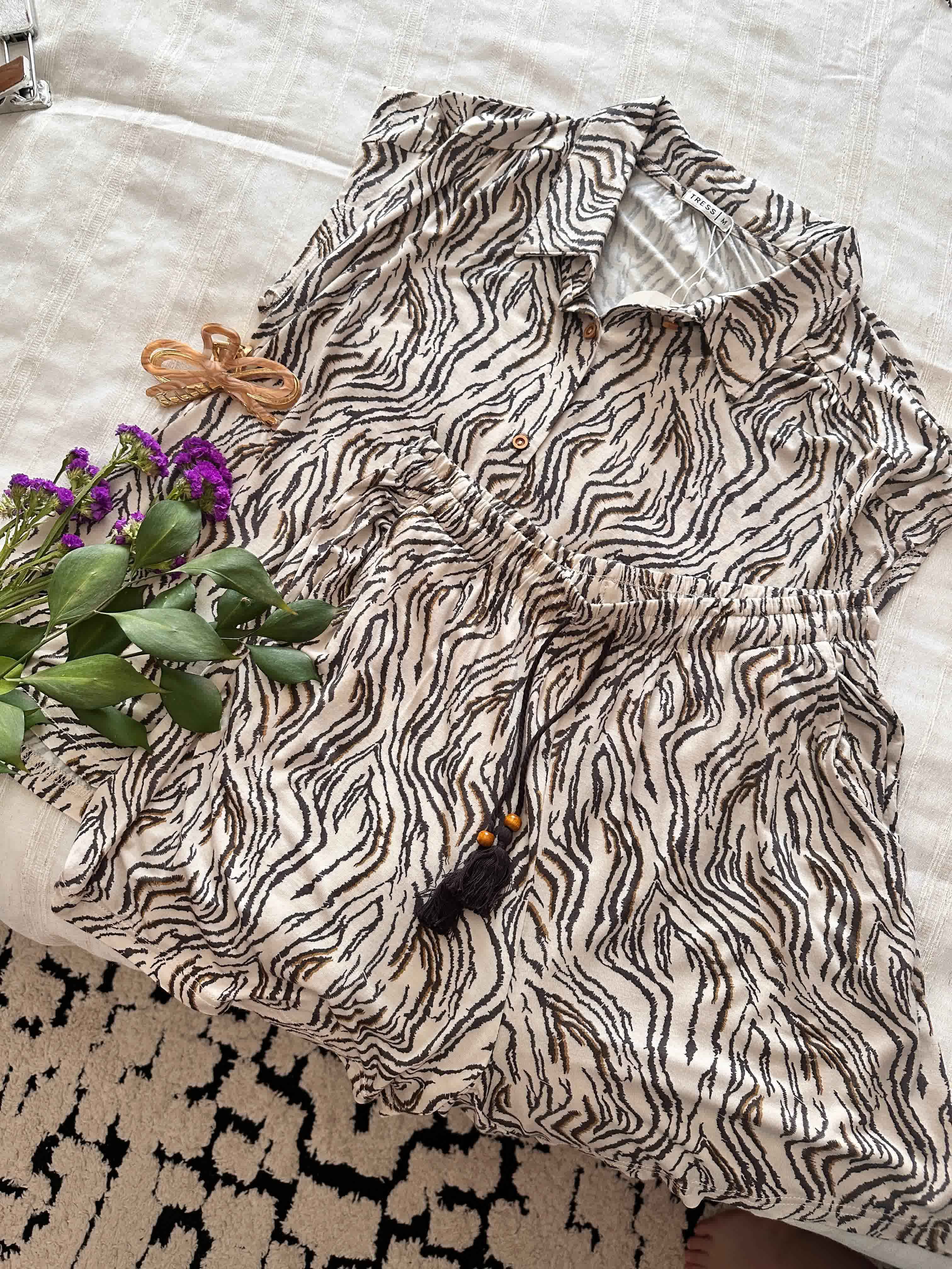 Pyjama short Tress tigre
