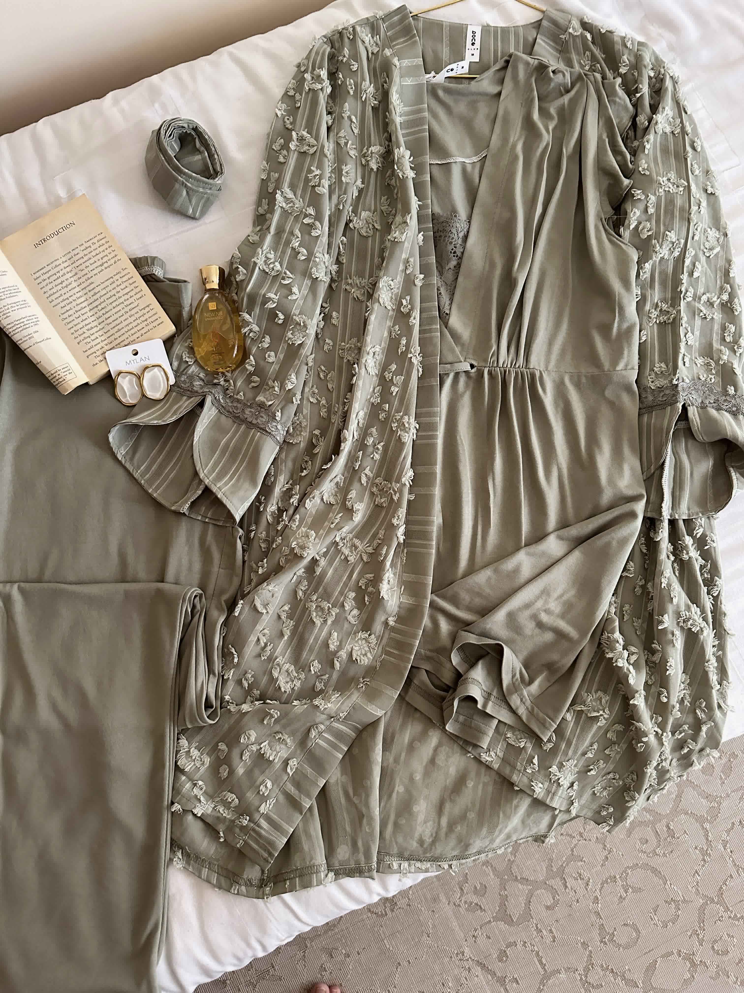 3Pcs Bone kimono cheveulu